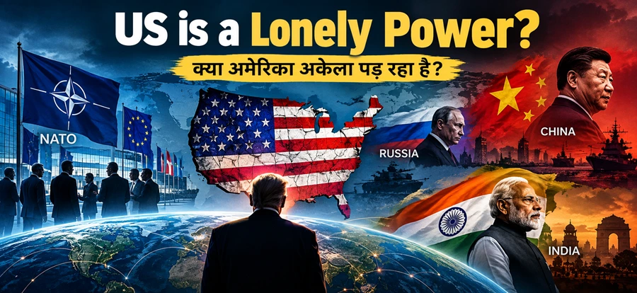 US is a Lonely Power – America China NATO India Geopolitics