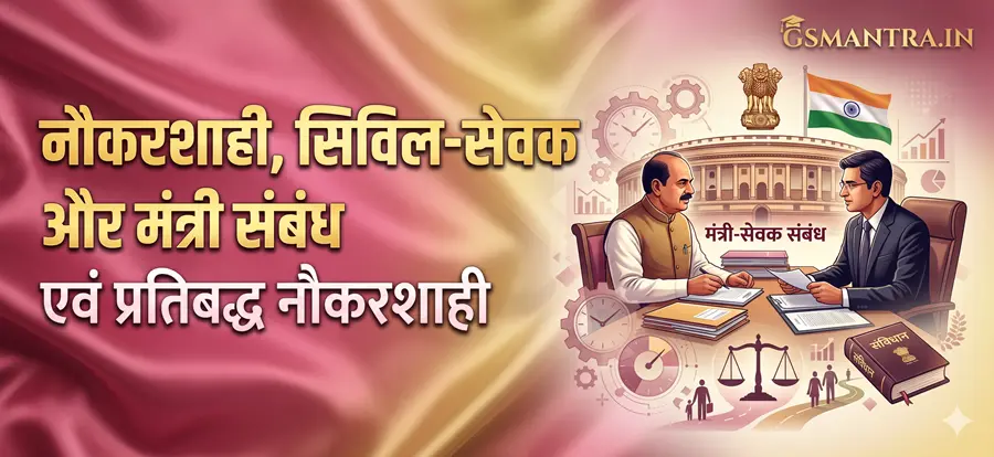 नौकरशाही, सिविल सेवक–मंत्री संबंध और प्रतिबद्ध नौकरशाही पर शैक्षिक चित्र