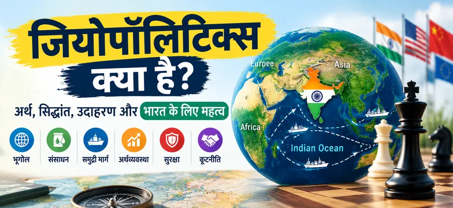 जियोपॉलिटिक्स क्या है भारत और इंडो पैसिफिक का रणनीतिक मानचित्र